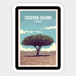 socotra island Sticker